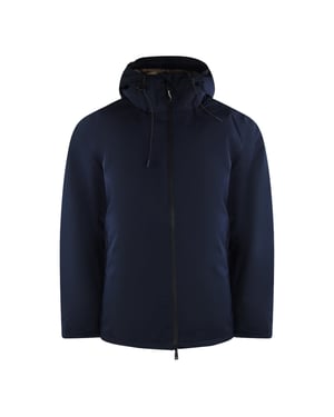 Aquascutum Active Hydroid Parka Marineblauwe Parka-jas