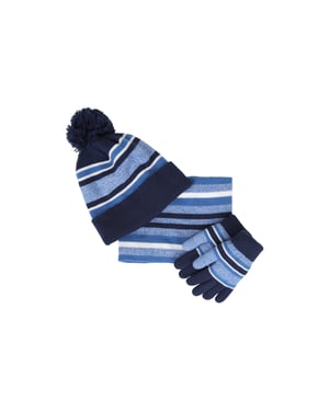 Mountain Warehouse Isotherm Muts & Handschoenen Set (Blauw)