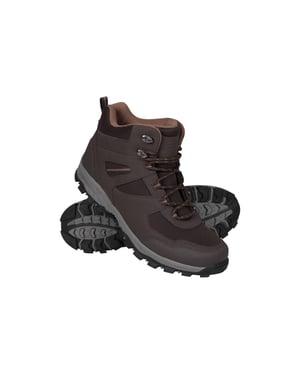 Mountain Warehouse Heren Mcleod Breed Wandelschoenen (Donkerbruin)