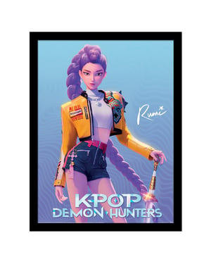 K-Pop Demon Hunters Rumi ingelijste poster (Veelkleurig)