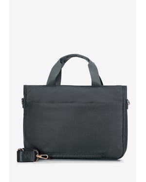 Wittchen Dames 14" Laptoptas met Quilting, Grijs Polyester