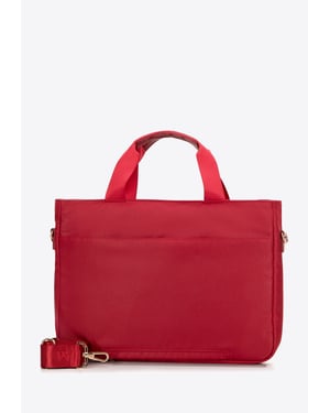 Wittchen Dames 14" Laptoptas met Quilting, Kers, Kersen Polyester