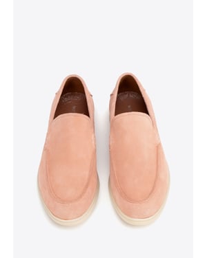 Wittchen Heren Mocassins van echt suède leer, roze