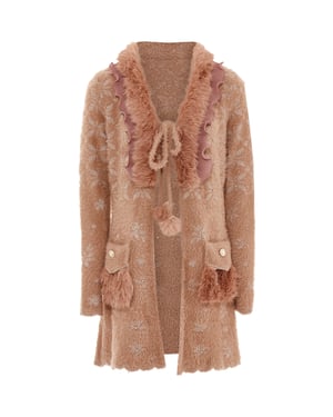Faina Vest Dames Donkerroze roségoud