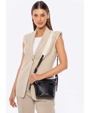 Wittchen Dames Kleine Bucket Bag Gemaakt van Eco-leer Zwart