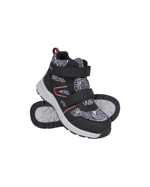Mountain Warehouse Jupiter Adaptieve Wandelschoenen met luipaardprint voor kinderen/Kinderen (Monochroom)