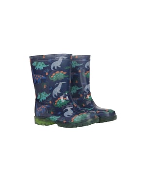 Mountain Warehouse Kinder/Kinder Splash Unicorn en Regenboog Lichtgevende Wellington Laarzen (Marine)