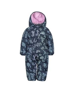 Mountain Warehouse Gevoerd sneeuwpak voor peuters Frosty Clouds (Marine)