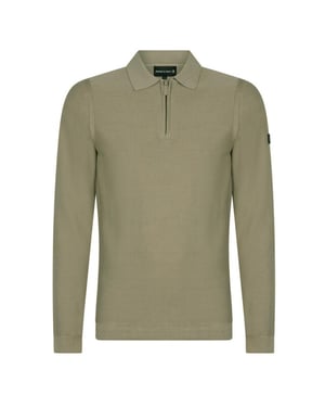 Presly & Sun Trui Harry Half Zip Pullover  Groen