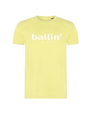 Ballin Est. 2013 Tee SS Regular Fit Shirt Geel