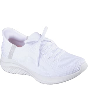Skechers Ultra Flex 3.0 Brilliant Path Textile Damestrainers Wit