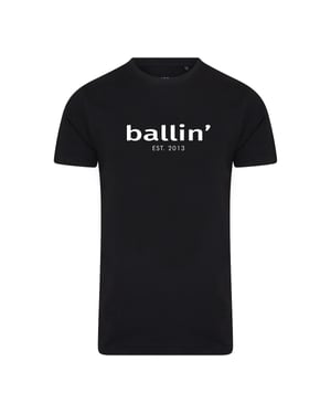 Ballin Est. 2013 Tee SS Tapered Fit Shirt Zwart