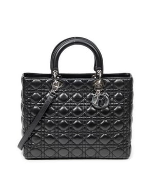 Large Lady Dior Zip  Schoudertas