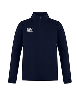 Canterbury Heren Club Quarter Zip Training Midlayer (Marine)