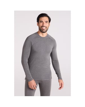 Mountain Warehouse Thermische Top Heren Keep The Heat (Houtskool)