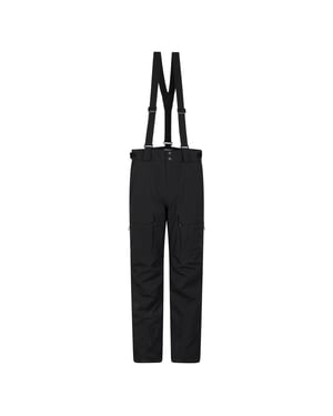 Mountain Warehouse Heren Ariel Waterdichte Cargo Skibroek (Zwart)