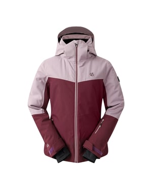 Dare 2B Dames/Dames Iced Waterdichte Ski jas (Heather/Fig)