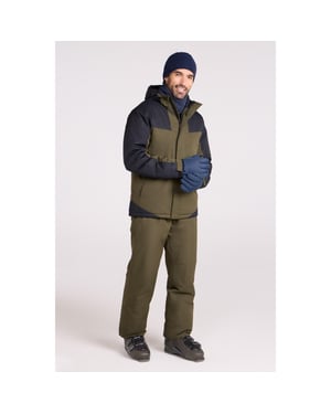 Mountain Warehouse Heren ski jas & broek (Donkere Khaki)