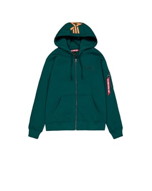 Backprint Zip Hoodie