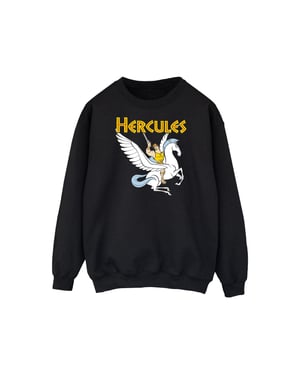 Disney Heren Hercules met Pegasus Sweatshirt (Zwart)