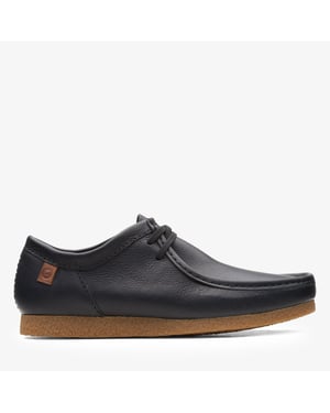 Shacre II Run Zwarte Leren Schoenen