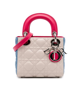 Lady Dior Handtas met Gegarneerd Element