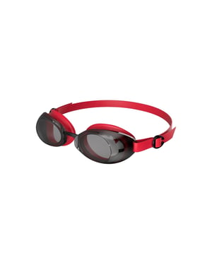 Speedo Unisex Jet 2.0 zwembril voor volwassenen (Rood/Zwart/Rook)