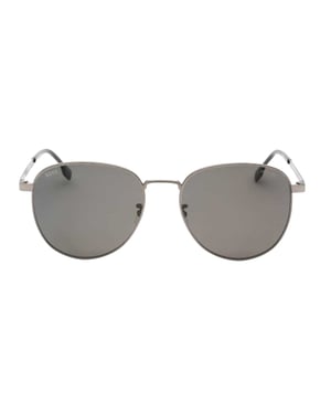 Hugo Boss Matte gepolariseerde herenzonnebril (Donker Ruthenium/Grijs)