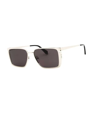 Off White Yoder zonnebril voor volwassenen (Zilver/Donkergrijs)