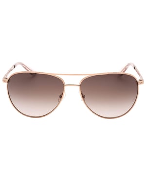 Juicy Couture Zonnebril met patroon (Roze Goud)