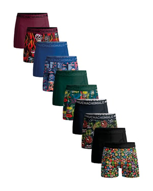 Muchachomalo Heren Boxershorts - 10-Pack - Mannen Onderbroeken
