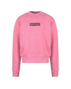 Palm Angels Unisex Volwassenen Logo Sweatshirt (Roze)