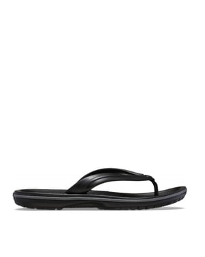 Crocs Crocbrand teenslippers voor heren in zwartgrijs