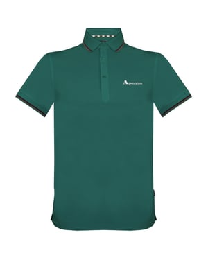 Aquascutum Unisex Logo Polo voor volwassenen (Groen)