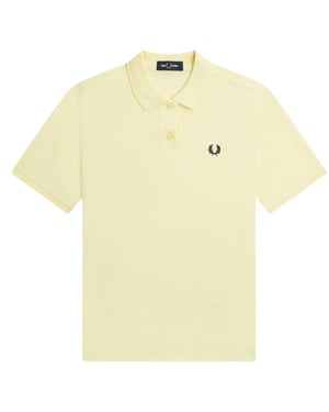 Fred Perry Heren Logo Poloshirt (Crème)
