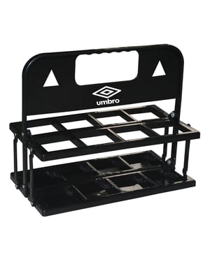 Umbro Logo 8 flessen waterflesdrager (Zwart)
