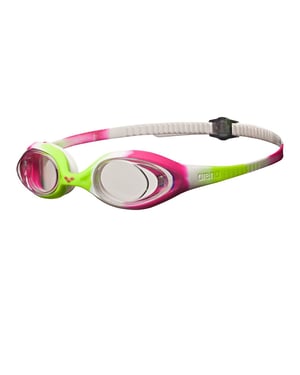 Arena Childrens/Kids Spin Zwembril (Lime/Fuchsia/Wit)