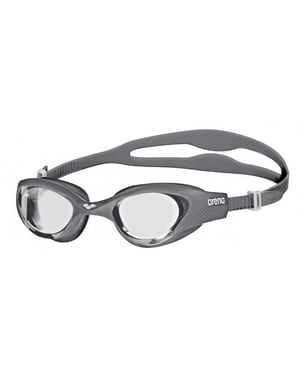Arena Unisex zwembril The One voor volwassenen (Helder/Grijs/Wit)