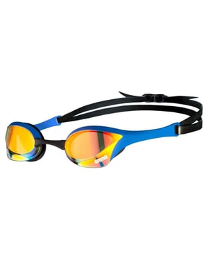 Arena Cobra Mirror Ultra Swipe zwembril (Geel/Koper/Blauw)