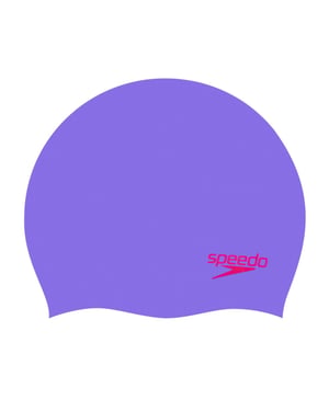Speedo Silicone badmuts voor kinderen (Paars/Rood)