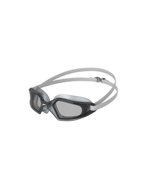Speedo Unisex zwembril Hydropulse Smoke voor volwassenen (Wit/olifantgrijs/rook)