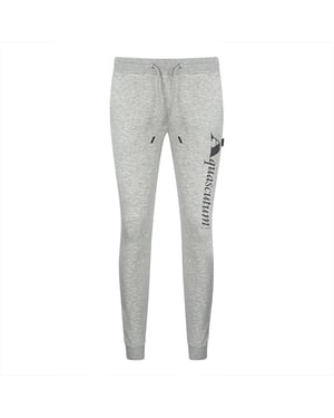 Aquascutum Uniseks Sweatbroek Volwassenen met Logo (Grijs)