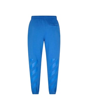 Off White Heren zweetbroek (Blauw)