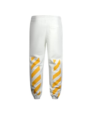 Off-White Heren Caravaggio Logo Joggingbroek (Wit)