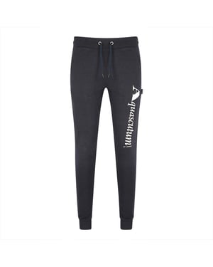 Aquascutum Uniseks Sweatbroek Volwassenen met Logo (Marine)