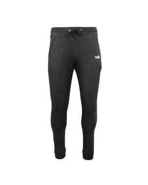 Aquascutum Sweatbroek met herenlogo (Zwart)