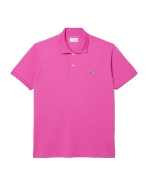 Lacoste Heren L.12.12 Original Pique Klassiek Poloshirt (Roze)