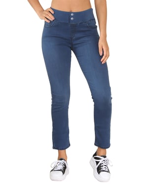Enzo | Dames Wijde Taille Jeans
