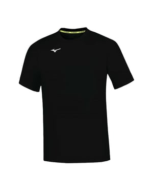 Mizuno Heren Core T-shirt met korte mouwen (Zwart)