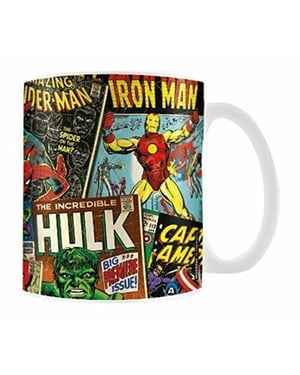 Marvel Retro Strip Cover Mok (Veelkleurig)